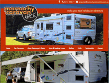 Tablet Screenshot of maroochycaravanhire.com.au